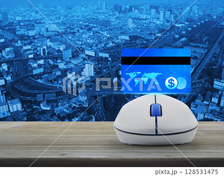 Online e-payment concept, Elements of this image furnished by NASA 128531475