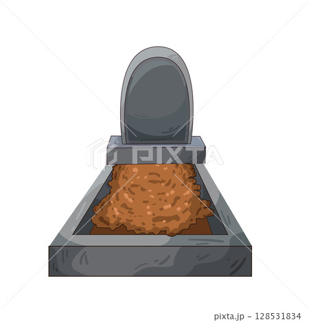illustration of grave illustration of grave 128531834