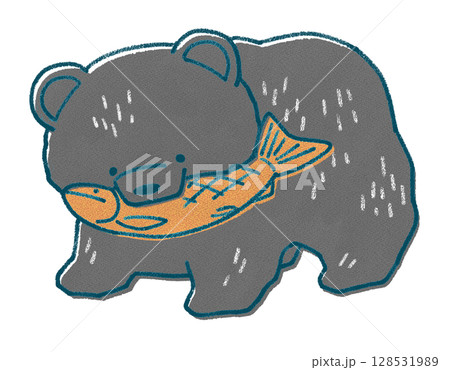 木彫りの熊 128531989