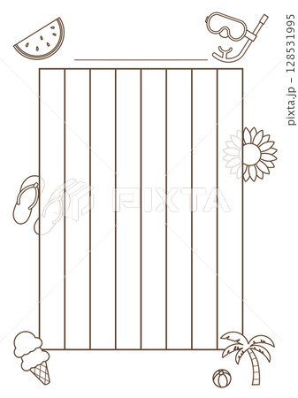 夏の背景　C-4 128531995