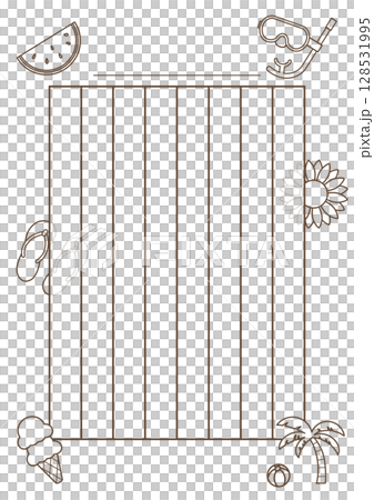 夏の背景　C-4 128531995