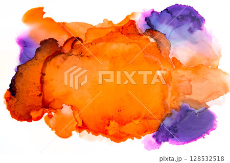 アルコールインク 大人綺麗な背景画像 128532518