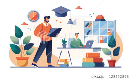 Many programs offer structured activities and resources to support language learning and cultural exchange. 128532898