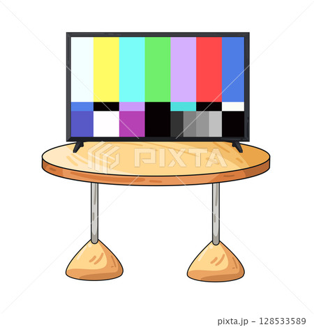 illustration of television illustration of television 128533589