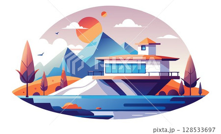 Maintain a consistent color palette throughout the room to avoid visual breaks that can make a space feel smaller. 128533697