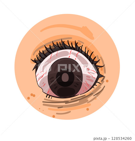 illustration of red eyes illustration of red eyes 128534260
