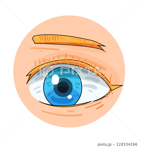 illustration of eyes illustration of eyes 128534266