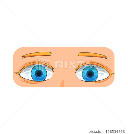 illustration of eyes illustration of eyes 128534268