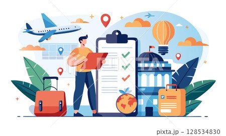 Secure your travel investment with our comprehensive travel insurance plans, designed to protect you during trips abroad. 128534830