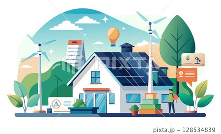 Enhance your home's energy efficiency with upgrades that simultaneously save you money and benefit the environment. Enhance your home's energy efficiency with upgrades that simultaneously save you money and benefit the environment. 128534839