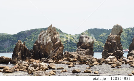 和歌山 串本 橋杭岩 和歌山 串本 橋杭岩 128534982