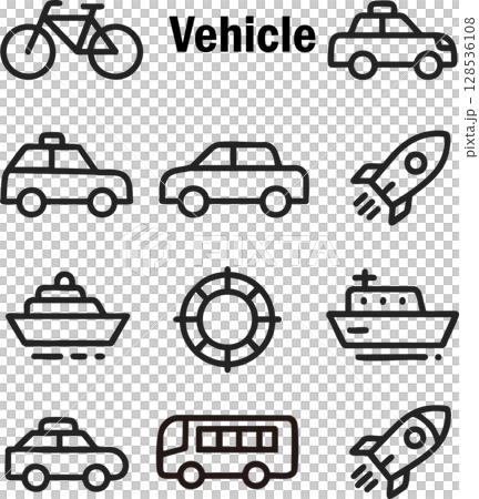 交通工具圖標 128536108