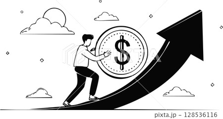 男性 男子 ドルマーク 128536116