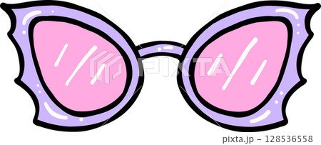 Cute Bat Wings shaped Sunglasses Halloween Spooky Summer 128536558