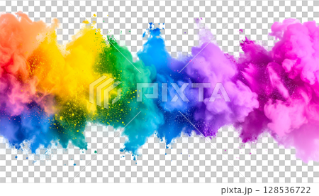 Abstract watercolor creates a bright and artistic background with colorful paint stains and grunge textures Abstract watercolor creates a bright and artistic background with colorful paint stains and grunge textures 128536722