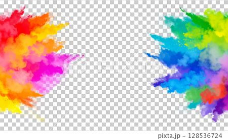 Abstract watercolor creates a bright and artistic background with colorful paint stains and grunge textures Abstract watercolor creates a bright and artistic background with colorful paint stains and grunge textures 128536724