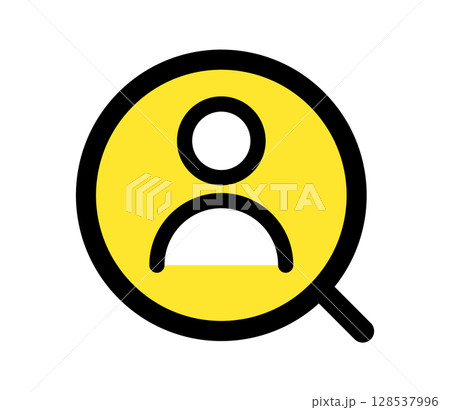 求人募集・就活・転職・人材・虫眼鏡のアイコン 求人募集・就活・転職・人材・虫眼鏡のアイコン 128537996