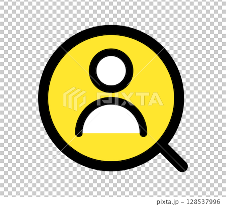 求人募集・就活・転職・人材・虫眼鏡のアイコン 求人募集・就活・転職・人材・虫眼鏡のアイコン 128537996