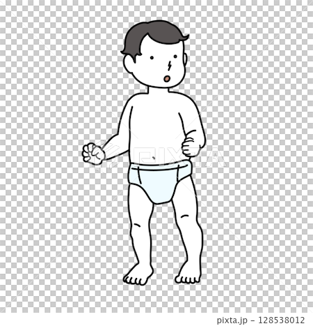 Baby illustration: full body 128538012