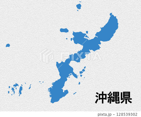 日本地図　沖縄県 128539302