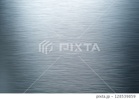 ヘアライン加工の金属表面テクスチャ|高級感と工業感を兼ね備えた背景素材 ヘアライン加工の金属表面テクスチャ|高級感と工業感を兼ね備えた背景素材 128539859