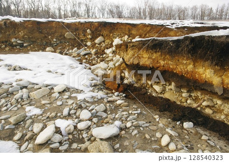 2016年8月30日大型台風本州を縦断し北海道十勝清水の田畑の爪跡 10週間後9 128540323