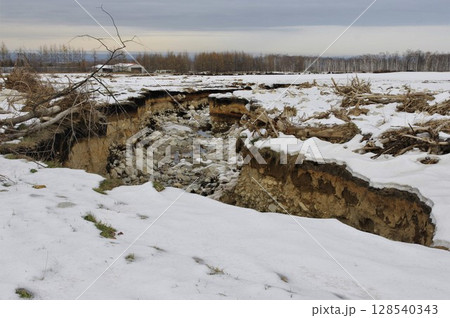 2016年8月30日大型台風本州を縦断し北海道十勝清水の田畑の爪跡 10週間後22 2016年8月30日大型台風本州を縦断し北海道十勝清水の田畑の爪跡 10週間後22 128540343