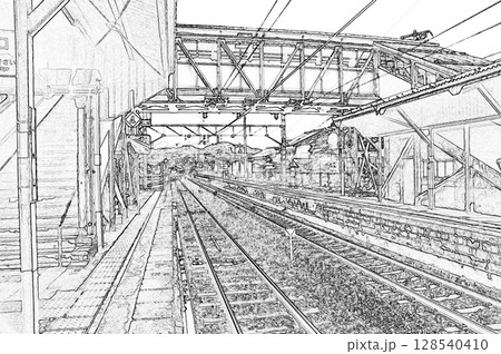 田舎の駅 128540410