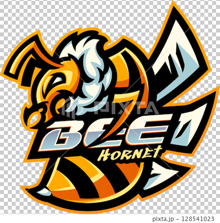 Bee hornet mascot Bee hornet mascot 128541023