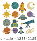 宇宙のイラストセット 128541185
