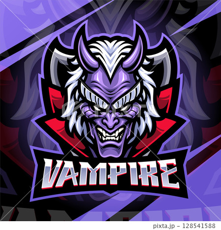 Vampire head esport mascot logo design Vampire head esport mascot logo design 128541588