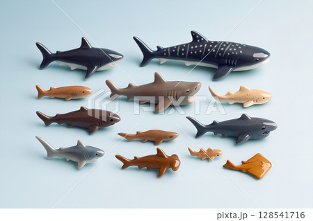 サメの仲間　セット 128541716