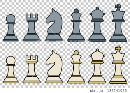 國際象棋圖示集 國際象棋圖示集 128541956
