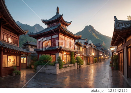 中華な風景 128542133