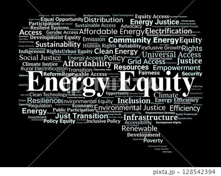 Energy Equity Word Cloud. Key Concepts on...のイラスト素材 [128542394] - PIXTA