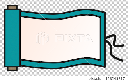 包含日本歷史文獻和著作的捲軸插圖 128543217