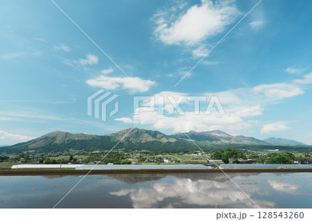 南阿蘇から望む阿蘇五岳 南阿蘇から望む阿蘇五岳 128543260
