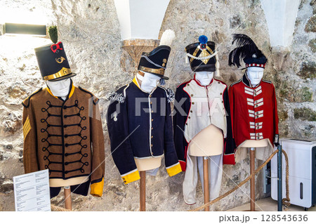 Exhibition of uniforms in 128543636