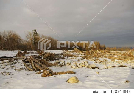 2016年8月30日大型台風本州を縦断し北海道十勝清水の開梱地の傷跡 10週間後1 128543848