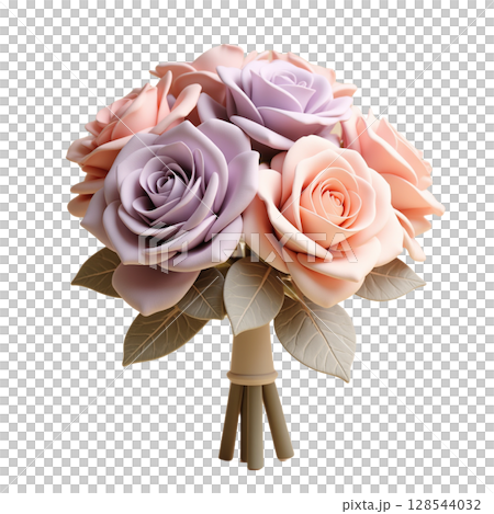 Nostalgic and elegant flower design 128544032