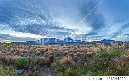 Morning sky over Tongariro National Park Morning sky over Tongariro National Park 128544033
