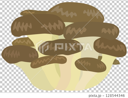 平菇插畫向量素材 128544346