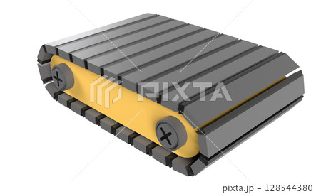 ロボットや機械用ベルトコンベア 128544380