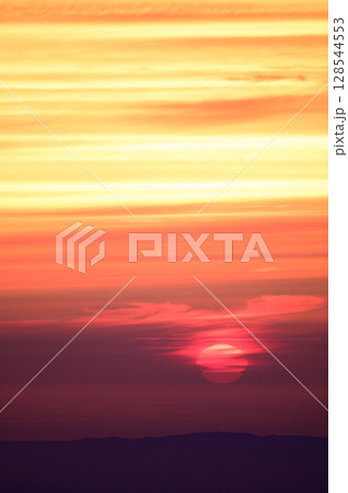 美しい夕日 美しい夕日 128544553