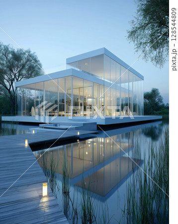 無人 建築 構築 128544809