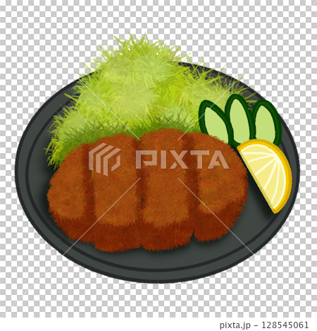 Pork cutlet 128545061