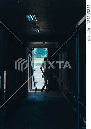 青春　高校野球イメージ 128545223