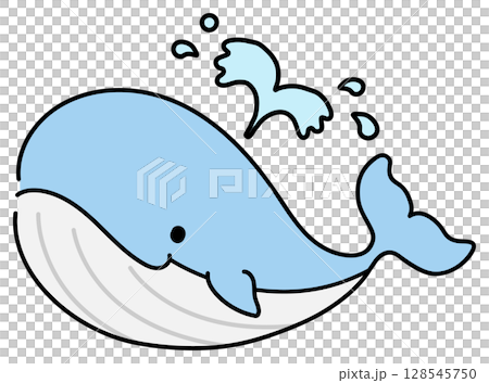 クジラのイラストのイラスト素材 [128545750] - PIXTA