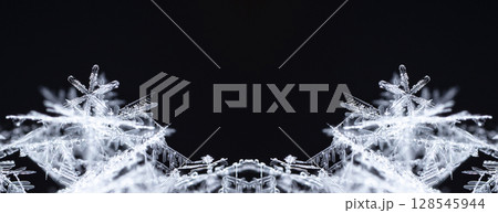 snowflakes, winter card, crystals of snow snowflakes, winter card, crystals of snow 128545944