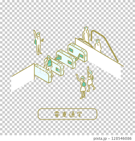 通学/先生のためのイラスト 通学/先生のためのイラスト 128546086